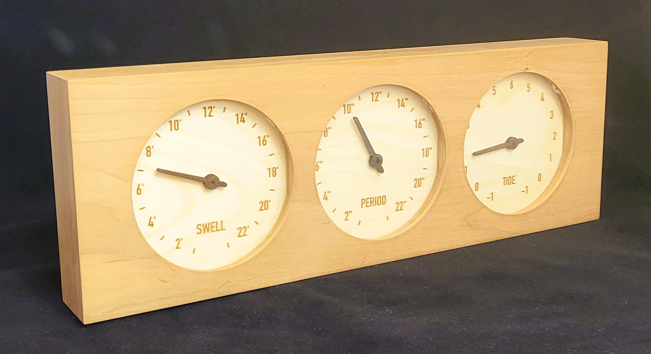 WaveClock Walnut Recessed